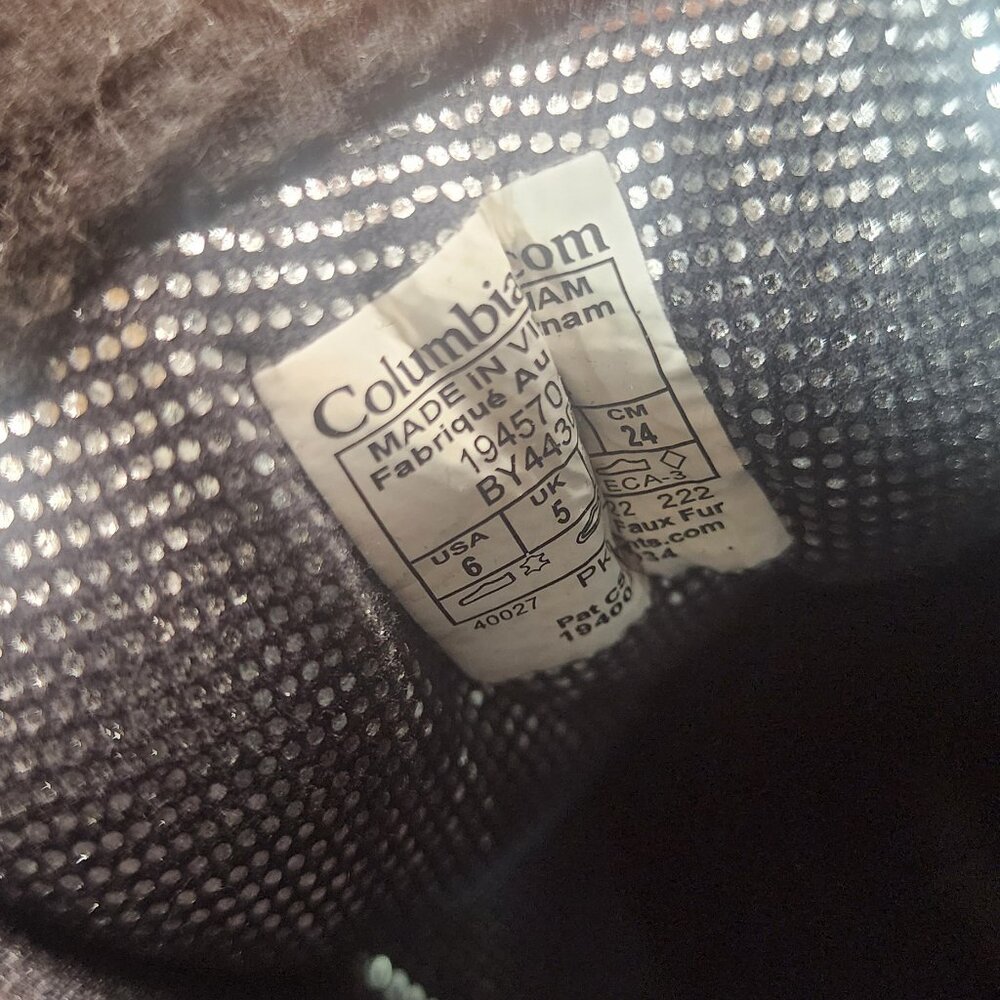 Girls Columbia Snow Boots USA Size 6 - Picture 5 of 5